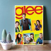 ภาพติดผนังศิลปะผ้าใบเล่นโปสเตอร์ Glee สำหรับห้องห้องนั่งเล่นห้องนอนการตกแต่งบ้านของขวัญ69F 0726