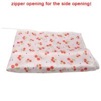 Cute Case Protective Waterproof Washing Machine Cover Zipper Home Front Loading Accessory Bathroom Dust Proof Floral Printed Washer Dryer Parts  Acces