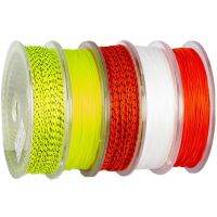 Fly Fishing Backing Floating 50M / 50Yards 20LB/30LB 8 Strands Polyester Braided Rope Wire Accessories