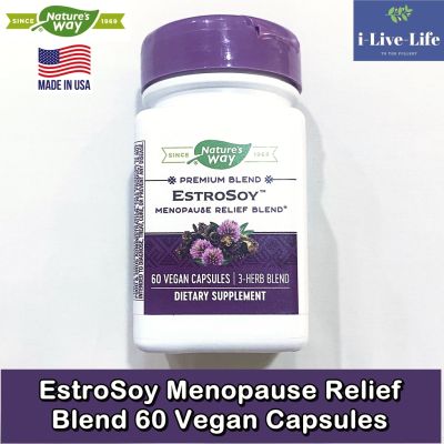 สารสกัดจากถั่วเหลืองหมัก EstroSoy Menopause Relief Blend 60 Vegan Capsules - Natures Way