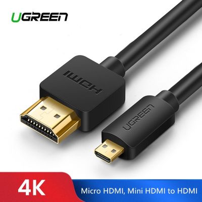 Ugreen Micro HDMI 4K/60Hz 3D Effect Mini HDMI to HDMI Cable Male to Male For GoPro Sony Projector