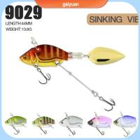 GAIYUAN จม Spinner Tackle เลื่อม หมุน การสั่นสะเทือน Wobblers Crankbaits ล่อ VIB เหยื่อตกปลาโลหะ ตะขอแหลม