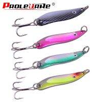 【hot】✕℡❍ 4 Pcs Metal Fishing Set 5cm 6.8g Vibration Spinner ​Wobblers Artificial Bait With 6 Hook​s Tackle