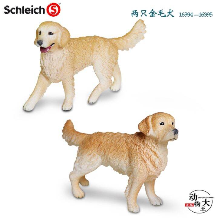 german-sile-schleich-childrens-plastic-simulation-animal-toy-model-golden-retriever-16395-skunk-ornaments