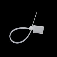 100 Pcs White Plastic Nylon Mark Tags Label Sticker Cable Zip Ties 2x11cm TOP quality Cable Management