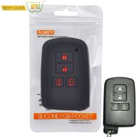 ซิลิโคนกรณีกุญแจรถสำหรับโตโยต้า Sienta Alphard Voxy โนอาห์ Esquire Harrier Keyless ระยะไกล Fob เชลล์แจ็คเก็ตแขนป้องกัน