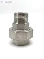 1/4 3/8 1/2 3/4 1 1-1/4 1-1/2 BSP Female To Male Thread 304 Stainless Steel Union Pipe Fitting Connector Adapter Coupler