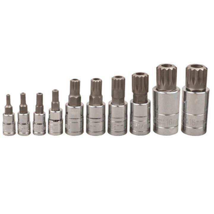 10-pcs-xzn-12-point-triple-square-spline-bit-socket-set-tamper-proof-with-case-automotive-tool-kit