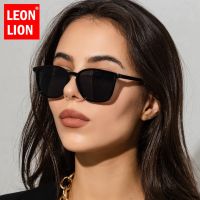 LeonLion Simple Retro Sunglasses Women/Men Square Trend Eyeglasses Women High Quality Glasses Women Gafas De Sol Mujer UV400