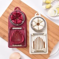 ♈✴✓ Multifunctional Egg Cutter Stainless Steel Egg Slicer Sectioner Cutter Mold Flower-Shape Luncheon Meat Cutter Kitchen Gadgets