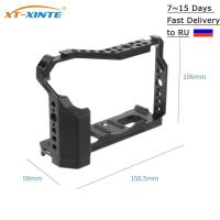 XT4 Camera Cage Aluminum Protective Full Cage with Cold Shoe Mount for Fujifilm Fuji XT4 Rig Stabilizer Frame Handgrip Tripod