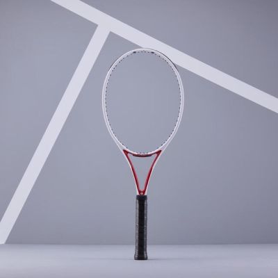 ❤️ของดีเว่อ❤️ไม้เทนนิส/แร็คเกตเทนนิสสำหรับผู้ใหญ่ รุ่น TR960 Precision Pro 16x19 (สีขาว/แดง ไม่ขึ้นเอ็น) ARTENGO