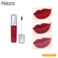 Neza Waterproof Matte Lip Glaze 12-Hour Lasting Lipstick 8-Color Silky Ice Cream Liquid Lip tint