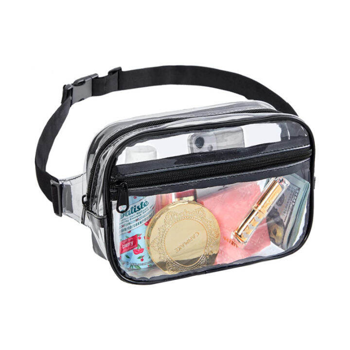 women-adjustable-festivals-bag-concerts-pouch-transparent-strap-travel-sports-fanny-clear-stadium