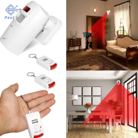 【Paul L】 LANG Wireless Pir Motion Sensor Alarm + 2 Remote Controls Shed Home Garage Caravan