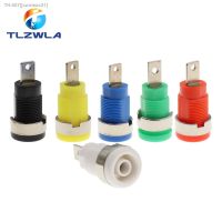 ﹊ 5PCS 4MM Banana Plugs Female Jack Socket Plug Wire Connector Multimeter Socket Banana head Female