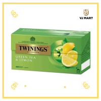 Twinings ทไวนิงส์ ชากรีนทีแอนด์เลมอน ชนิดซอง 40 กรัม