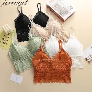 Jerrinut Front Closure Bras For Women Underwear Sexy Lace Bralette