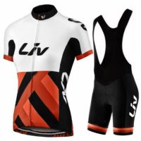 2023 จักรยานกลางแจ้งใหม่ ชุดขี่จักรยานผู้หญิง LIV MTB เสื้อผ้าจักรยานฤดูร้อนเสื้อผ้าจักรยานขี่จักรยานชุด Maillot Conjunto Ropa Ciclismo ชุด