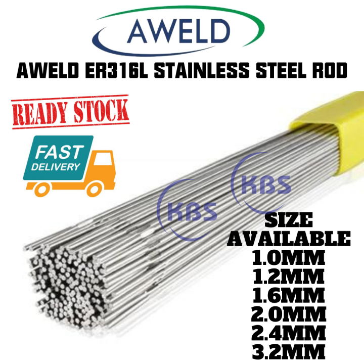 Stainless Steel ER316L Welding Rod Filler Rod TIG Welding Various Size
