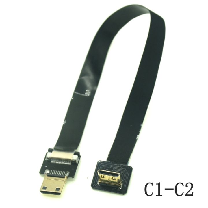 c1-fpv-fpc-ribbon-flat-hdtv-compatible-2-0-cable-4k-60hz-for-mini-micro-hd-plug-hdtv-fpv-tv-multicopter-aerial-photography