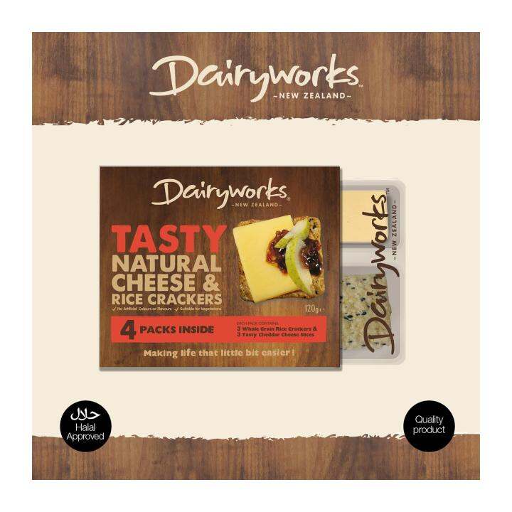 Dairyworks Tasty Natural Cheese And Rice Crackers Lazada Singapore