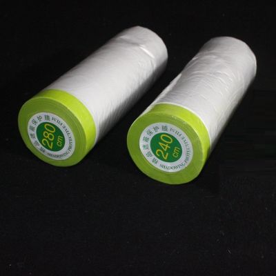 2pcs Furniture Spray Paint Masking Film Green Self-adhesive Spraying Protective Paper Cars Decoration Varnish Shadowing Tapes