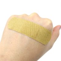 【LZ】 100Pcs Non-woven Fabric Band Aid Medical Adhesive Plaster Anti-allergic Wound Dressing Emergency Kit Medical Accessories