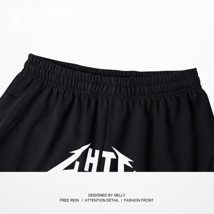 m-7xl-men-short-shorts-mens-clothing-pants-ready-stock-plus-size-graphic-print-black-drawstring-shorts-youth-boy-casual-loose-beach-pants-mens-basketball-gym-five-sub-pants-seluar-pendek-lelaki