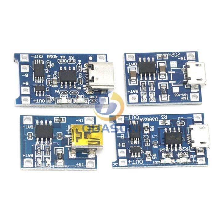 yf-10pcs-usb-5v-1a-18650-tp4056-lithium-battery-charger-module-charging-board-with-protection-functions