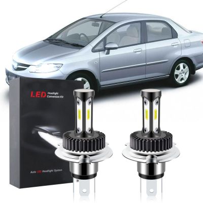 หลอดไฟหน้ารถยนต์ LED T12 6000K สีขาว แบบเปลี่ยน สําหรับ Honda City SEL 2003 2004 2005 2006 2007 2008 (1 คู่)