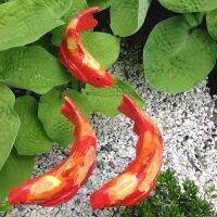 New Garden Realistic Koi Fish Statue Fashion Simple Resin Fish Figurine Outdoor Decoration for Garden Lawn Pond