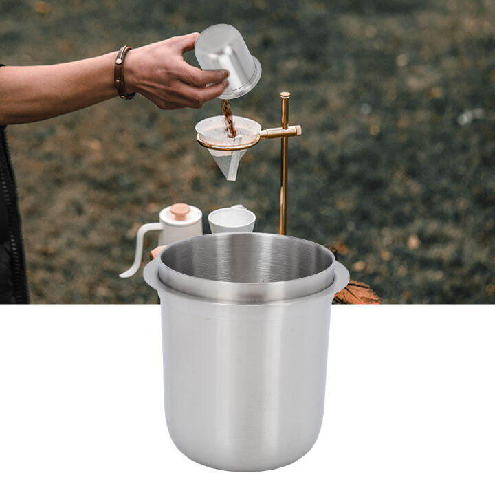 Dosing Cup Stainless Steel 150ml Capacity Anti Flying Powder Universal