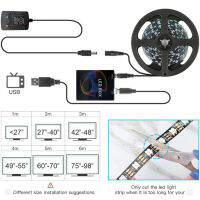 DIY โดยรอบพีซีฝันหน้าจอ USB LED แถบจอคอมพิวเตอร์แสงไฟแอดเดรส WS2812B LED S TRIP 12345เมตรครบชุด