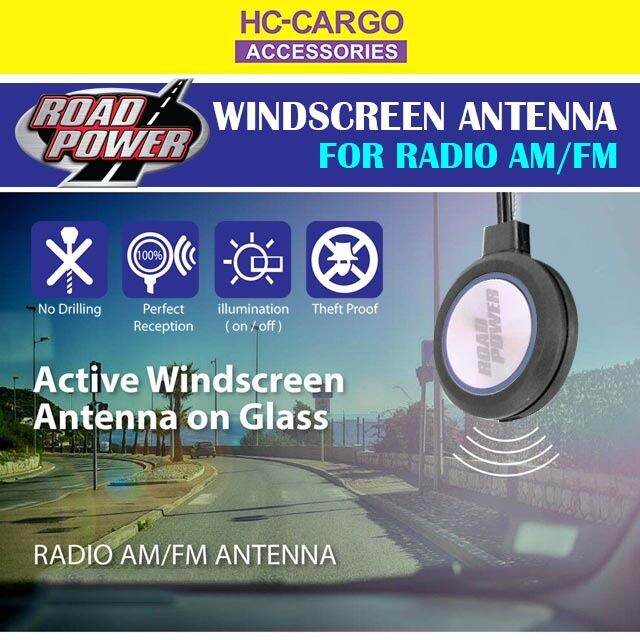 Power Road Auto Windscreen Radio AM / FM Antenna Radio Antenna Kereta