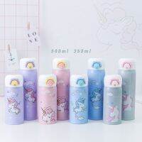 【CW】ถ้วยกาแฟเดินทาง350 500ML สแตนเลสสตีล Unicorn Thermos ถ้วยสูญญากาศขวด Thermo เด็กกระบอกน้ำชาแก้ว ThermocupQ 1 1 1