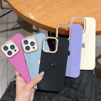 With Logo Silicone Cute Phone Case For iPhone 14 14plus 14pro 14promax 11 12 13promax x xr xsmax High quality liquid silicone material soft case Korean style Candy color