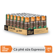 Mua 2 giảm 15%Thùng 24 Lon cà phê sữa Espresso The Coffee House 180ml Lon