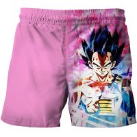 Dragon Ball Goku Pants Childrens Boys Swimming Shorts Summer Quick Dry Swimming Cool Youth Mens  Cartoon Print Beach Shorts