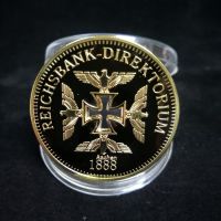 【CC】☁✈  1888 German Recht Gold Coin Iron Metal Commemorative Coins Gifts