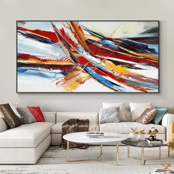 Large Size 100% Handpainted Abstract Oil Painting On Canvas Modern