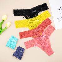 （A So Cute） ผู้หญิงต่ำ RisePanties กลวงชุดชั้นในเซ็กซี่ทองจีสตริงพ่วง BowLingerie ระบายอากาศหญิงชุดชั้นใน