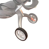 รถเข็นเด็กยางเข้ากันได้ Stokke Xplory V3 V4 Dsland Douxbebe ล้อหลังยางปกรถเข็นเด็กล้อปลอกเด็กเรือท้องแบนอุปกรณ์เสริม