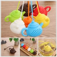 【CC】❖❡  Teapot-Shape Silicone Infuser Repeatable Strainer Filter Diffuser Teaware Accessory