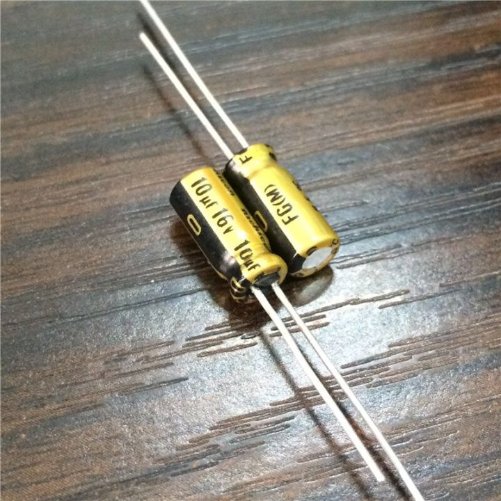 10pcs-10uf-16v-nichicon-fg-fine-gold-5x11mm-16v10uf-high-grade-audio-capacitor