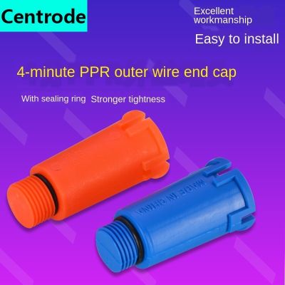 Pipe Fittings1/2IN Lengthened Plug PPR Pipe Cap 20 Pressure Resistant Belt Apron Free Raw Material Seal Mechanical 10Pcs Pipe Fittings Accessories