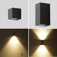 LED Wall Light Outdoor Waterproof IP65 COB LED Porch Lights Modern Home Decor Up Down Aluminum Wall Lamp For Yard Corridor Light