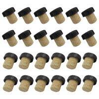 24pcs Cap Reusable Cork Plugs Beer Home Kitchen T Shaped Tasting Bar Durable Beverage Replacement Parts For Bottles Wine Stopper