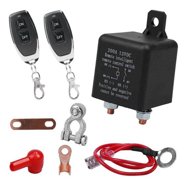Remote Battery Disconnect Switch Wireless Remote Control Battery