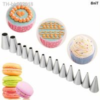 ✴◇ Cake Decorating Tools Round Pastry Nozzles Stainless Steel Writing Tips Icing Piping Nozzle Confectionery Cream Pastry Cake Tool